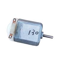 Motor DC Magnet Permanen Kecil Berkualitas Tinggi 130 3V-9V Kecepatan Tinggi untuk Sepeda Listrik & Mainan Perahu