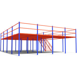Étagères industrielles en acier pour mezzanines Étagère de sol pour mezzanines en acier à plusieurs niveaux Entrepôt en mezanine robuste - Product Image 1