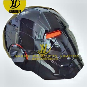 หน้ากากคอสเพลย์ไอรอนแมน Mk5 11 แบบเปิด-ปิดอัตโนมัติด้วยระบบเสียง สำหรับผู้ใหญ่  หมวกสวมเล่นบทบาทสมมติจากภาพยนตร์ซูเปอร์ฮีโร่ พร้อมเซ็นเซอร์สัมผัส - Product Image 4