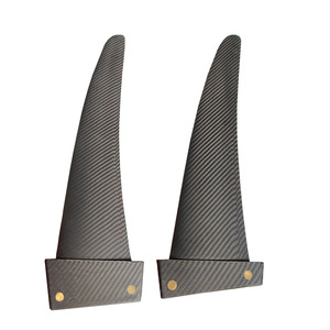 Aleta de <span class=keywords><strong>Windsurf</strong></span> de Fibra de Carbono G10 Personalizada Ultraligera de Alta Resistencia con Caja Powerbox y Single Deep Tuttle Box para Tabla de Surf - Product Image 4
