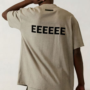 Vendita Diretta dalla Fabbrica: T-shirt Estiva Casual Unisex in Puro Cotone con Stampa Trendy Helloo e <span class=keywords><strong>Serie</strong></span> Star NFC, Manica Corta e Vestibilità Ampia - Product Image 1