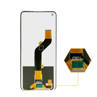 Écran LCD complet Tecno Camon 16 Pro 16.0 6,8 pouces, luminosité 1600 cd/m², pièce compatible pour téléphone portable, garantie 1 an