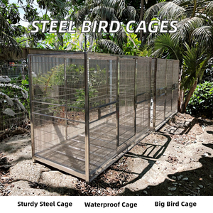 LIZE PET Klassieke Stijl RVS Stapelbare Vogelkooien SUS304 Grote Papegaaienkooien Te Koop Dierenprint - Product Image 2