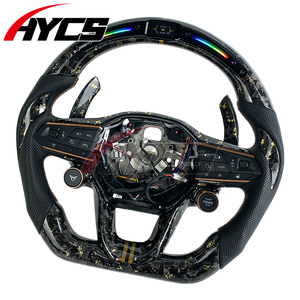 Volante de Fibra de Carbono Personalizado con Pantalla LED para <span class=keywords><strong>Seat</strong></span> Cupra Tavascan Terramar Formentor VZ Leon <span class=keywords><strong>Ibiza</strong></span> Ateca Arona - Product Image 2