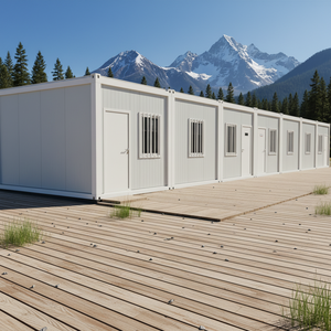 Casa Container Mobile a Due Piani di Alta Gamma 20ft per Ufficio e Spazio Abitativo Design <span class=keywords><strong>Moderno</strong></span> Bianco + Colore Personalizzabile - Product Image 1