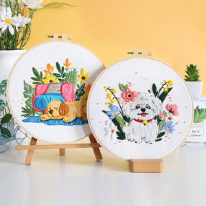 <span class=keywords><strong>Kit</strong></span> de <span class=keywords><strong>bordado</strong></span> de perro hecho a mano DIY para <span class=keywords><strong>Amazon</strong></span> gran oferta tela de algodón Original nuevo diseño de <span class=keywords><strong>bordado</strong></span> estéreo <span class=keywords><strong>bordado</strong></span> - Product Image 3