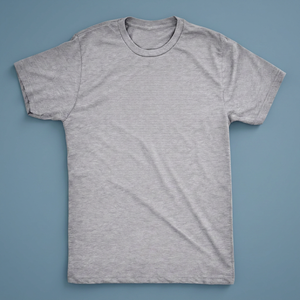 Men's Gray Short Sleeve O-Neck Vintage Breathable T-<b>Shirt</b> 100% Cotton Regular Fit Casual Jersey Knitted <b>Cartoon</b> Print - Product Image 3