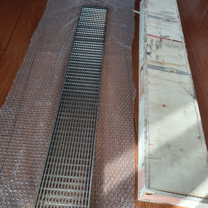 Drenaje de canal de acero inoxidable resistente personalizado, desagüe de suelo, edificio de oficinas, baño, cocina, rejilla, Material de hierro - Product Image 6