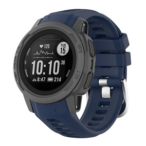 Eraysun para <span class=keywords><strong>Garmin</strong></span> <span class=keywords><strong>Instinct</strong></span> <span class=keywords><strong>2S</strong></span> correa de reloj de silicona suave reemplazo de correa de reloj de silicona deportiva de Color sólido - Product Image 2