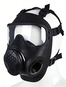 Masker Gas Full-face CBRN Sangat Kedap Udara dengan Tabung Saluran Air Opsional, Walkie-talkie, <span class=keywords><strong>Respirator</strong></span> Kimia Survival M50 Ukuran <span class=keywords><strong>S</strong></span> M L - Product Image 2