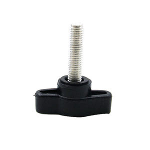 Tornillo <span class=keywords><strong>de</strong></span> mariposa en T <span class=keywords><strong>de</strong></span> 27 mm con mango <span class=keywords><strong>de</strong></span> acero inoxidable, tornillo manual con cabeza <span class=keywords><strong>de</strong></span> goma, perno M5 <span class=keywords><strong>de</strong></span> 25 mm - Product Image 4