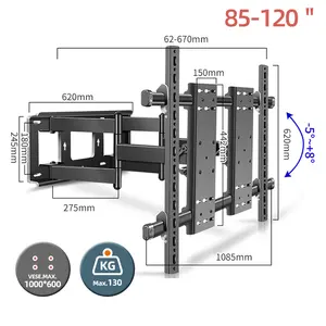 Full Motion Articulating Rv Tv Cabinet Wall Mount Unit Heavy Duty Movable Tv Mount Simple Wall Mounted Tv Unit Designs