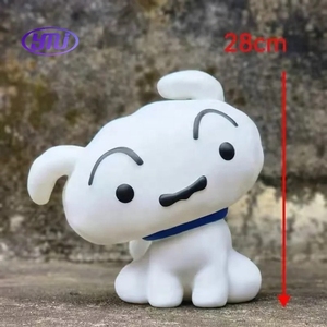 Crayon Shin Chan <span class=keywords><strong>Shiro</strong></span> ท่าลูกกวาดสุนัขสีขาวตกแต่งโต๊ะฟิกเกอร์บรรจุกล่อง - Product Image 3