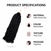 4B 4C Pissy Curly Federhaarverlängerungen Italienisches Keratin-Locken-Haarsystem Ohne Hitzeanwendung für 4C Haar Großhandel Fabrik