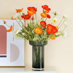 Flor de Amapola Artificial de Tacto Real al por Mayor de Fábrica para Decoración de Hogar, Bodas y Fiestas, Arreglos Florales - Product Image 2