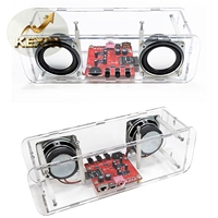   Hoparlör DIY kiti stereo amplifikatör küçük hoparlör devre kartı bileşenleri lehimleme pratiği elektronik parçaları