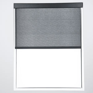 Stores occultantes motorisées électriques sans fil pour bureau intérieur intelligent personnalisées, en <span class=keywords><strong>PVC</strong></span>, avec tissus occultants, stores à rouleaux à double mode - Product Image 3