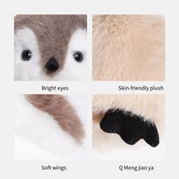 Peluche pingouin brodée super mignonne, vente chaude, personnalisable, en gros, matériau ultra doux pour le soulagement du stress et les cadeaux de relaxation