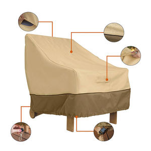 Modern Outdoor Furniture Dust <b>Cover</b> Single Waterproof Sofa & Garden Table & <b>Chair</b> Made of Oxford & Polyester Cloth for Patio Use - Product Image 5