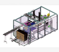 Machine d'emballage de cartons enveloppants à poussée latérale, machine d'emballage de briques de carton, machine d'emballage de cartons Juice Roof Pak, prix