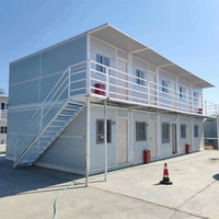 Contenedor Plegable de Panel Sándwich de Acero Expandible y Transpirable, Suministro Directo de Fábrica, con Instalación Rápida para Uso en Oficinas y Campamentos