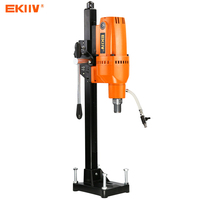EKIIV 110V 220V 240V 15-180MM Machine de forage à carottage diamanté portative verticale double usage pour l'exploitation minière et la géotechnique