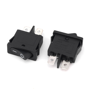 KCD1-A 125vac 250vac Boat Switch Long Flat Type on off Black <strong>Rocker</strong> Switches <strong>Panel</strong> - Product Image 1