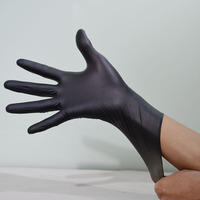 Gants à main jetables en nitrile sans poudre gants d'examen en caoutchouc sans latex pour la transformation des aliments NBR maison utilisée
