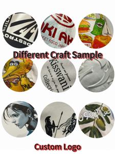 Hotsell 100% katoenen T-shirt 3D puff print hoge kwaliteit gewassen vintage custom T-shirts zwaargewicht T-shirt voor heren - Product Image 6