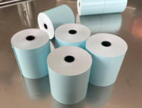 Gulungan Kertas Thermal Berbagai Warna Kertas Thermal Hijau 70gsm
