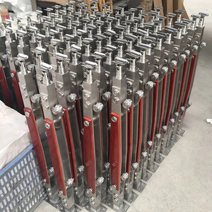 UNIK Garde-corps de balcon moderne en acier inoxydable pour extérieur et intérieur, avec poteaux de balustrade pour appartement, garantie à vie - Product Image 2