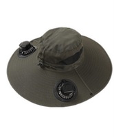 Chapeau de soleil de voyage de vacances d'été chaud ventilateur de casquette de protection solaire rechargeable pour les pêcheurs Offre Spéciale l'électronique grand public