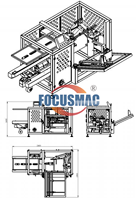 Machine d'assemblage automatique de cartons électrique Focus Machinery, machine de formage de boîtes d'emballage en papier, 15-25 boîtes/min