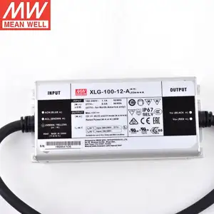 Fuente de alimentación Mean Well 100W de potencia constante impermeable PFC AC 100-240V 12V 8A, controlador de luz LED, a prueba de agua