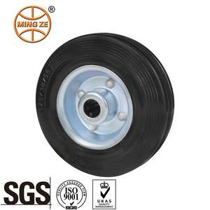 Käufer Agent gesucht <span class=keywords><strong>Heavy</strong></span> <span class=keywords><strong>Duty</strong></span> Commercial Caster Wheel Industrielles schwarzes elastisches Gummistahl-Felgen kernrad für Elektronik für - Product Image 2