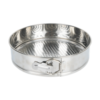 Moule à pâtisserie Befair Springform, revêtement céramique antiadhésif, écologique, compatible four et lave-vaisselle, acier inoxydable gris, diamètre 24 cm