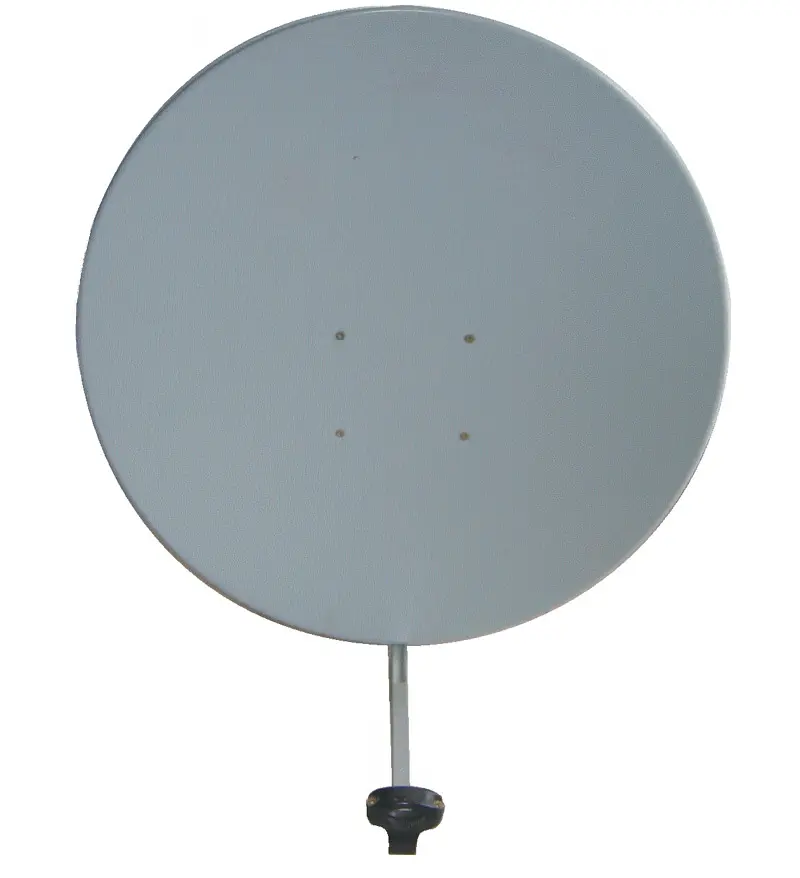 Flystar sinyal kuat 0.75m 75cm, penjualan laris antena piring satelit Ku Band fokus piring offset pasang dinding balkon