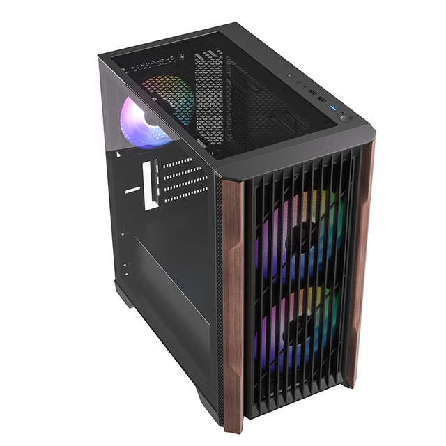 JNP-A08 PC Gaming Case Micro-ATX Gamer Style Game Computer Case