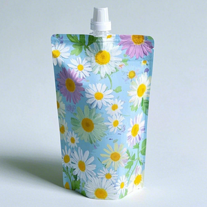 Sacchetto in Alluminio Riciclabile con Logo Personalizzato per Alimenti, con Beccuccio, per Pappe, Latte, Gelatine, Riso <span class=keywords><strong>e</strong></span> Porridge - Product Image 1