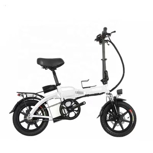 Vélo électrique pliable 14 pouces, moteur sans balais 350W, batterie au lithium, pliable, pour les déplacements urbains - Product Image 2