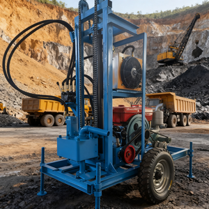 신형 바퀴 달린 물 우물 드릴링 장비 깊이 25hp 35HP 소형 물 우물 드릴링 장비 바퀴 달린 물 우물 드릴링 장비 - Product Image 5