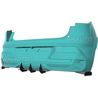 Car Rear Bumper Spoiler Lip Diffuser Modification Part For Renault Megane E-Tech 2021-2025 Bumper Protector Cover Accessories