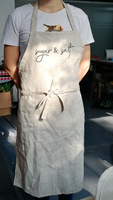 Lot de 12 tabliers Jubatus 100 % coton, 2 poches, pour cuisine, chef, réglables, pour femmes et hommes, blancs, lavables en machine