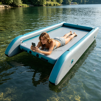 Plateforme flottante gonflable en PVC Hailebao pour la pêche en plein air, le sport, le yoga, les fêtes estivales