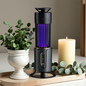 Lampe <span class=keywords><strong>anti</strong></span>-moustiques photocatalytique, piège à insectes silencieux, rechargeable par USB, sans danger pour les bébés, les femmes enceintes, la maison, le dortoir - Product Image 1