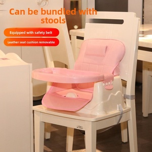 <span class=keywords><strong>Chaise</strong></span> haute pour bébé, multifonctionnelle, pliable, en plastique, portable, siège à dossier haut, réglable en hauteur, universelle - Product Image 3