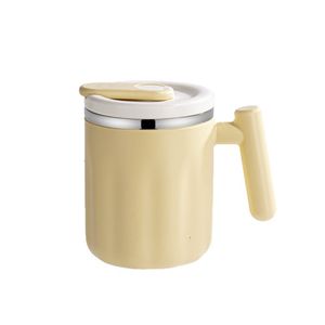Stainless Steel Mug With Lid Wide Mouth Insulated For Coffee Milk Breakfast Office Student Use 304 Material - Product Image 5