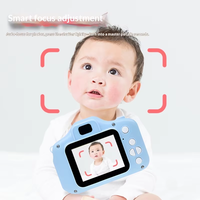 Logo/emballage personnalisés disponibles : Appareil photo numérique HD pour enfants et voyages, mini caméra avec double objectif et filtres amusants