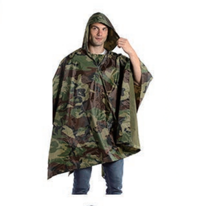 DFR0126 Poncho Táctico para Camping y Viajes al Aire Libre con Material Impermeable de Grado Utilitario P20000mm - Product Image 1