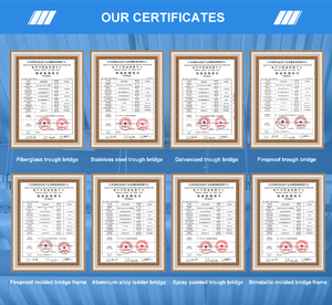 通信电缆用高强度电缆敷设玻璃纤维玻璃钢电缆桥 - Product Image 5